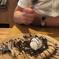 Chocolate pizza!  at Purezza in Manchester