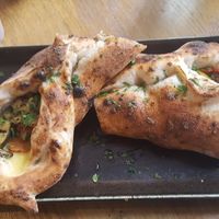 Calzone at Purezza in Manchester