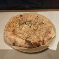 Garlic bread at Purezza in Manchester