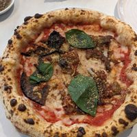 Parmigiana pizza at Purezza in Manchester