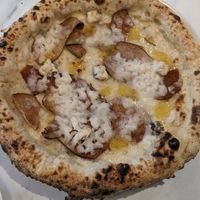 Pear and blue cheese at Purezza in Manchester