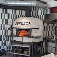 Purezza pizza oven at Purezza in Manchester