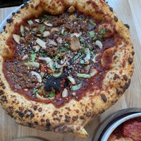 Gochujang Pizza at Purezza in Manchester