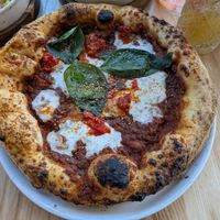 Lasagne Piccante Pizza at Purezza in Manchester