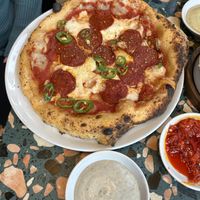 Pepperoni and agave   at Purezza in Manchester