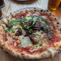 Parmigiana party pizza at Purezza in Manchester
