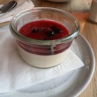 Pana cotta  at Purezza in Manchester