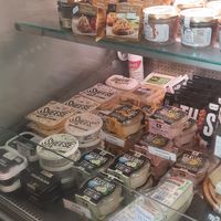 Vegan chilled section at Hugh Street Cafe in Isle Of Scilly