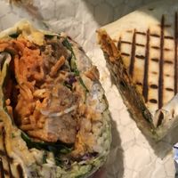 buffalo wrap at The Vegan Yacht in Austin