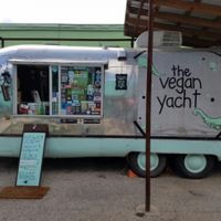 outside at The Vegan Yacht in Austin