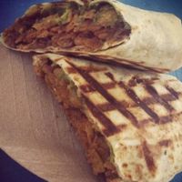 The amazing Freeto Burrito. Try it out. You won't regret it! at The Vegan Yacht in Austin