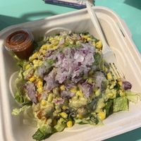 comida bowl (and vegan stroopwafel!)  at The Vegan Yacht in Austin