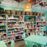 So many choices to pick fromm  at The Vegan Yacht in Austin