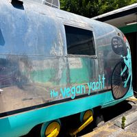 Dope Airstream that was the Original Vegan Yacht location! at The Vegan Yacht in Austin