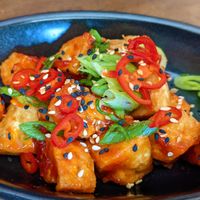 Crispy Tofu Bites at The Cross Gaits in Blacko