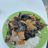 3 dishes over rice at Fook Luk Sau in Hong Kong Island