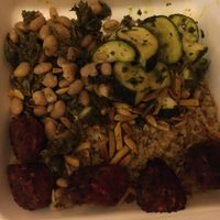 Beet felafel/quinoa/vegetable takeout. at Little Beet - Lenox Hill in New York City