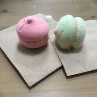 Vegan macarons! at Gaia's Urban Eatery in Charlottetown