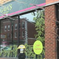 Storefront  at Gaia's Urban Eatery in Charlottetown