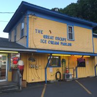 The Great Escape Ice Cream Parlor, Watkins Glen, NY at The Great Escape Ice Cream Parlor in Watkins Glen