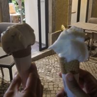 Banana Chocolate and Limon gelato! at UAO by Mú - Healthy Italian Gelato in Lisbon