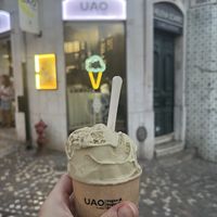 Pistachio heaven  at UAO by Mú - Healthy Italian Gelato in Lisbon