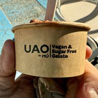  at UAO by Mú - Healthy Italian Gelato in Lisbon