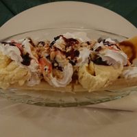 Banana Split (Dessert)  at La Dolce Vita in Rhos On Sea