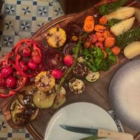 grilled vegetables  at La Época de Maricastaña in Aguadulce
