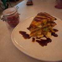 Crepe vegano at La Época de Maricastaña in Aguadulce