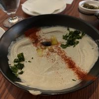 Hummus is so good.  Very authentic.   at Zooroona Restaurant and Lounge in Kalamazoo
