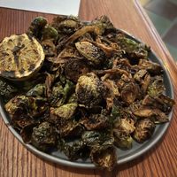 Brussels Sprouts from appetizers.   at Zooroona Restaurant and Lounge in Kalamazoo
