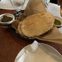 These pitas were fresh, warm, and smelled so good...  at Zooroona Restaurant and Lounge in Kalamazoo