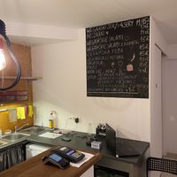 Inside the restaurant at Granvegano in Poznan