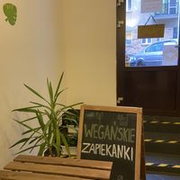 Inside the restaurant at Granvegano in Poznan