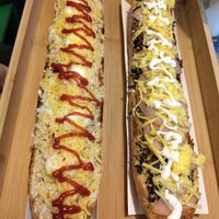 Ham & Mushroom and 4 cheese at Granvegano in Poznan