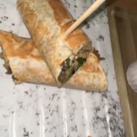 Shoarma Wrap.  at Vegan Temple Bar in Amsterdam