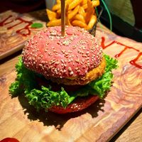 Chicken Burger   at Vegan Temple Bar in Amsterdam