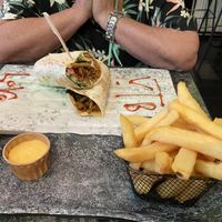 Shoarma Roll  at Vegan Temple Bar in Amsterdam
