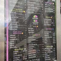 Carta  at Vegan Temple Bar in Amsterdam