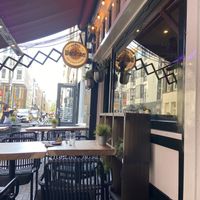 Outside  at Vegan Temple Bar in Amsterdam