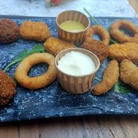 Try-out party-mix at Vegan Temple Bar in Amsterdam