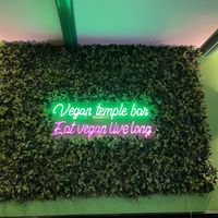 Inside decor  at Vegan Temple Bar in Amsterdam