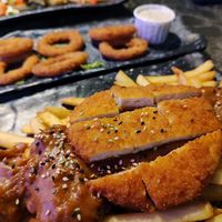 Chickn satay loaded fries 🍟 at Vegan Temple Bar in Amsterdam