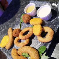 Tapas mix at Vegan Temple Bar in Amsterdam