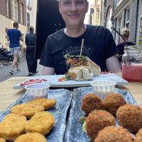   at Vegan Temple Bar in Amsterdam