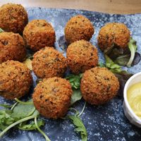 Bitterballen at Vegan Temple Bar in Amsterdam