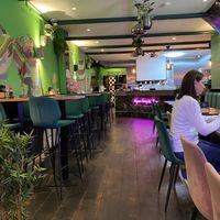 The restaurant   at Vegan Temple Bar in Amsterdam