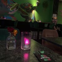 interior  at Vegan Temple Bar in Amsterdam