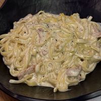 Carbonara  at Vegan Temple Bar in Amsterdam